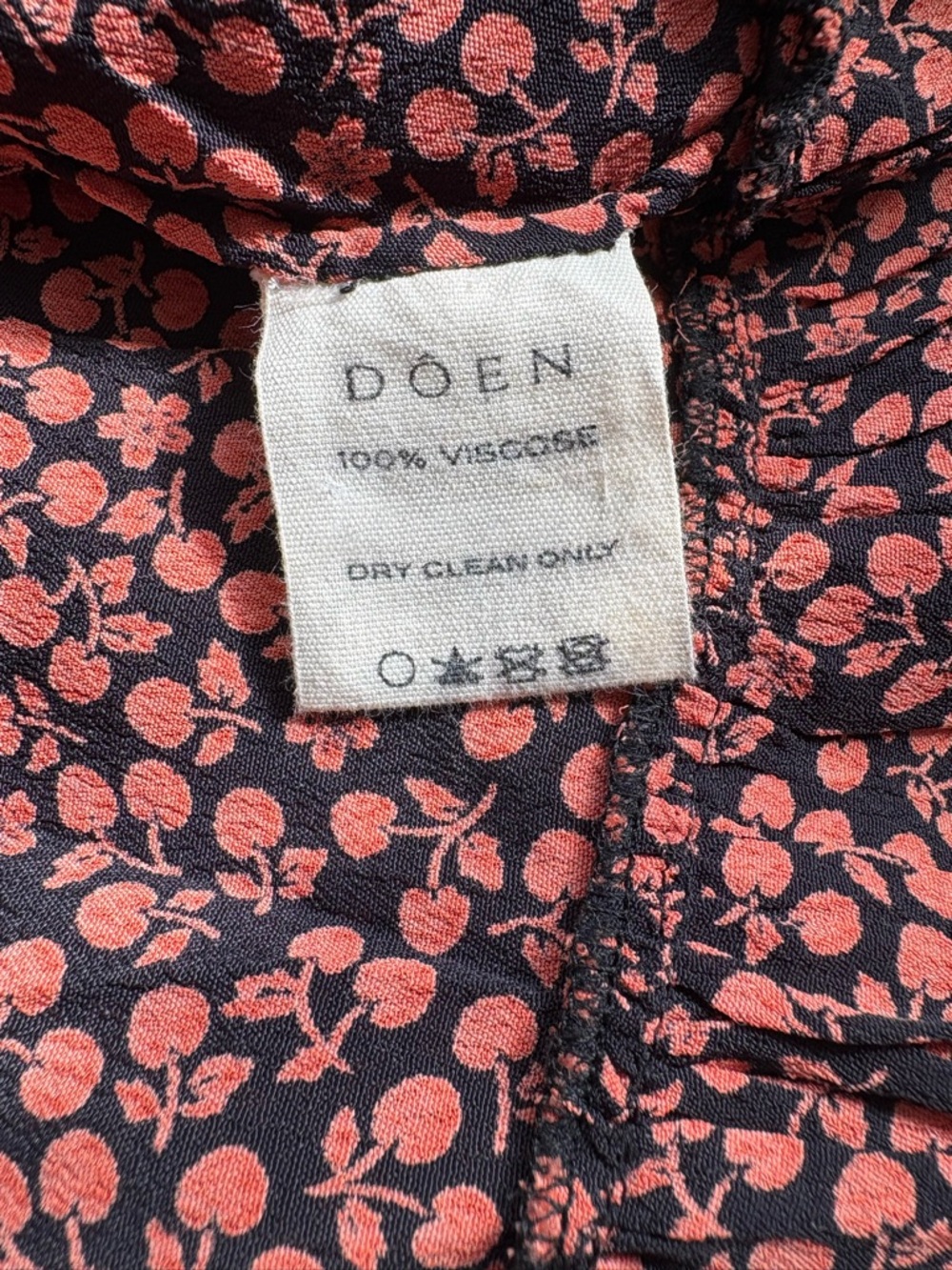 Doên Minuit Cherry Willow Print Mini Dress XS - Picture 5 of 10